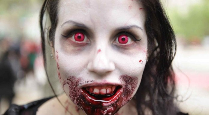 Una broma de zombies