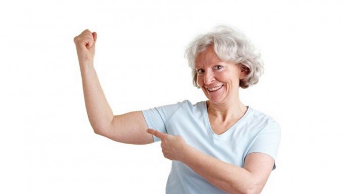 Una abuela en buena forma