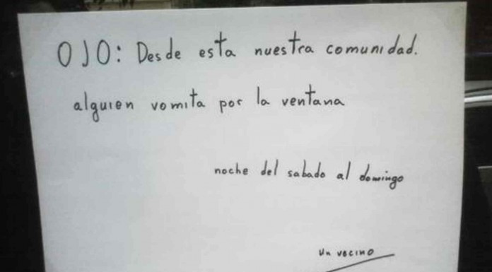 Es difícil vivir en una comunidad de vecinos y a veces nos podemos ver obligados a poner notas no muy amables jajaja ¡No te las pierdas!