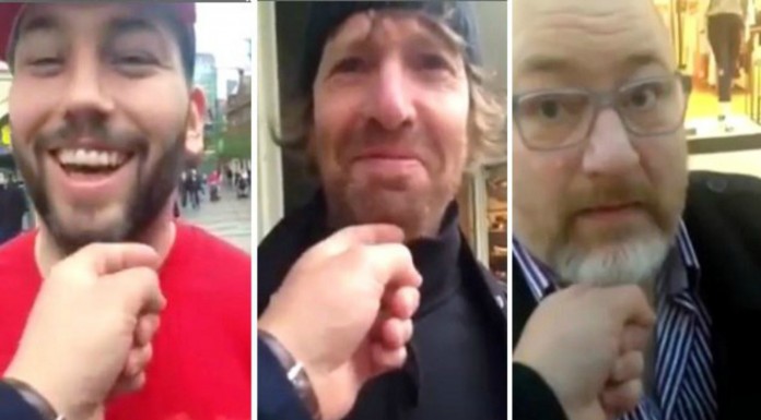 El dedo adicto a tocar barbas ¡sale a la carga!