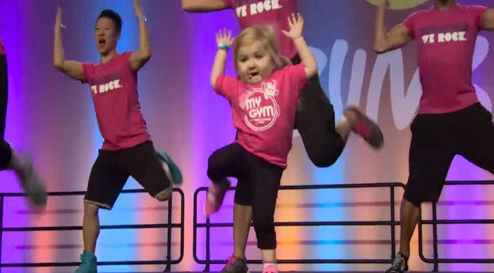 Esta niña te sorprenderá bailando ¡zumba!
