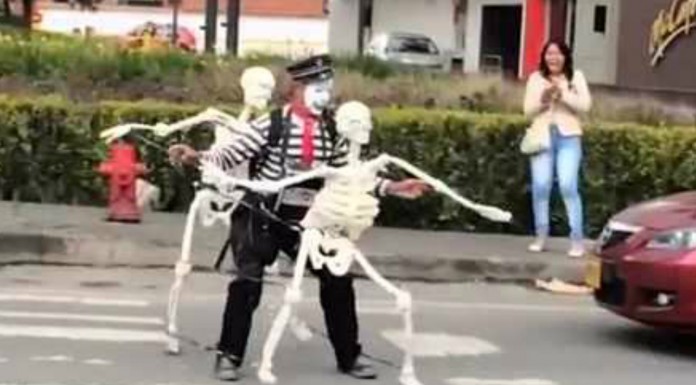 Un paso de peatón ¡lleno de divertimento!