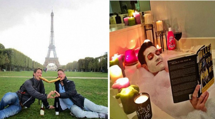 Hombres que imitan fotos ¡de chicas! (Parte I)