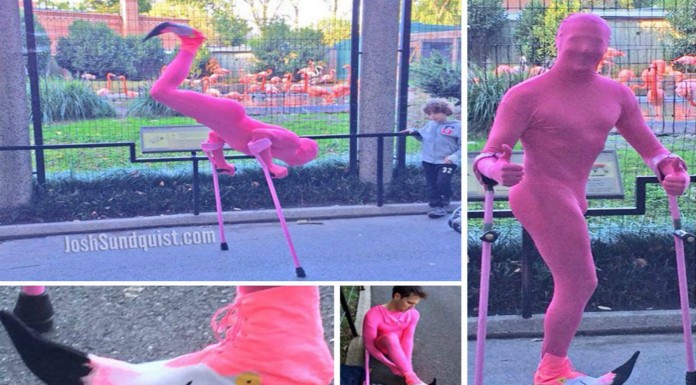 Disfraz de Halloween ¡de una sola pierna!