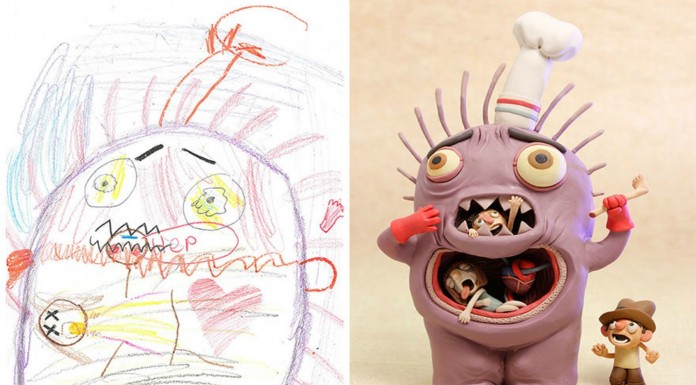 Recreaciones increíbles de dibujos infantiles (Parte I)