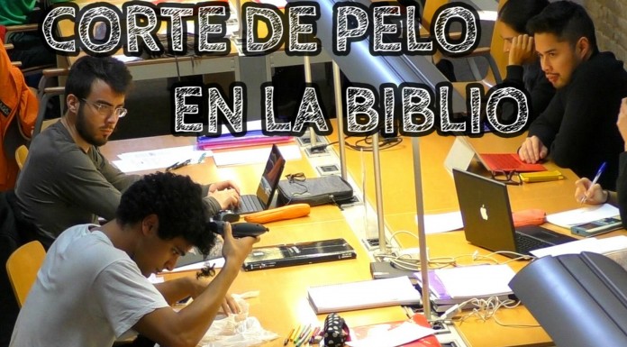 Corte de pelo en la biblioteca