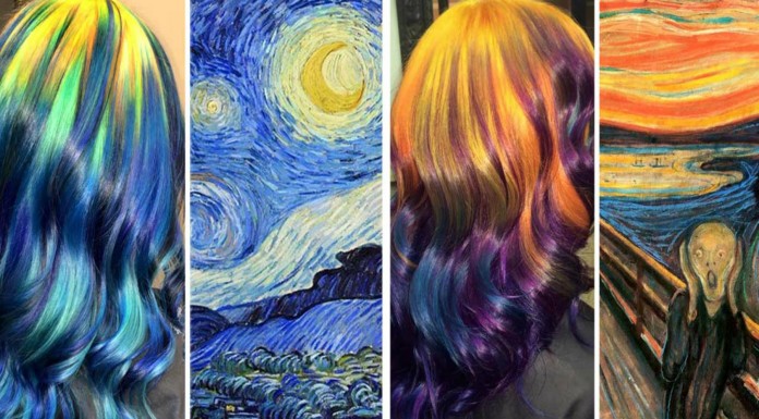 Estilista que se inspira ¡en pinturas famosas!