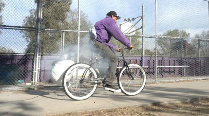 Una bicicleta ¡que explota!