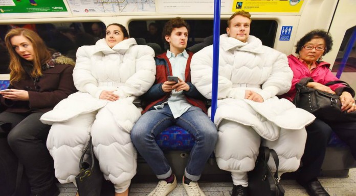 El traje-edredón para dormir ¡dónde quieras!