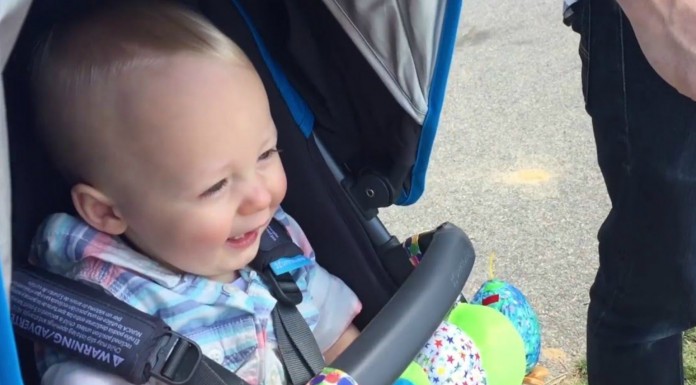 El bebé que de mayor ¡será buena pieza!