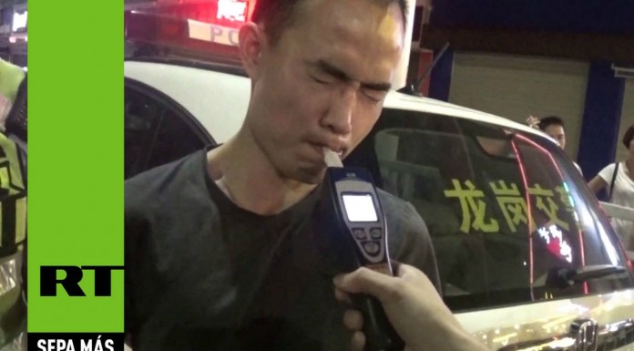 Intentando engañar en un test de alcoholemia