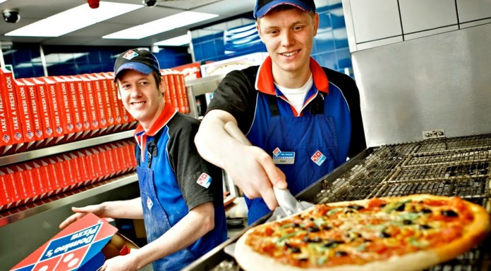 Pizza a domicilio ¡caliente!